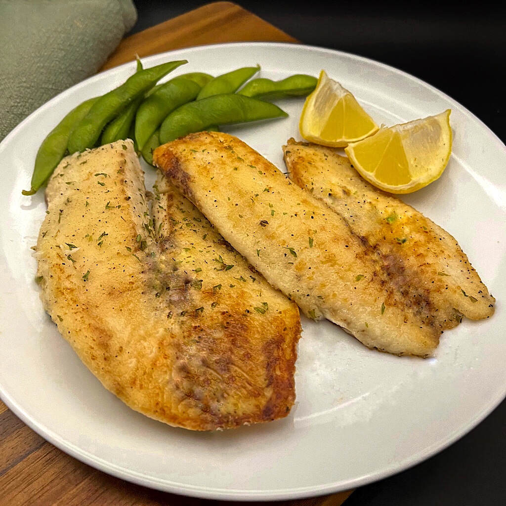 tilapia with Parmesan cheese