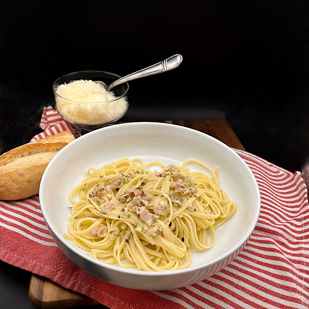 Linguini with clam sauce recipe