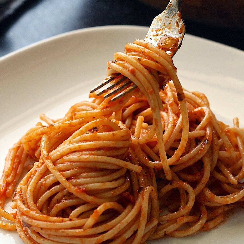 marinara sauce with pasta